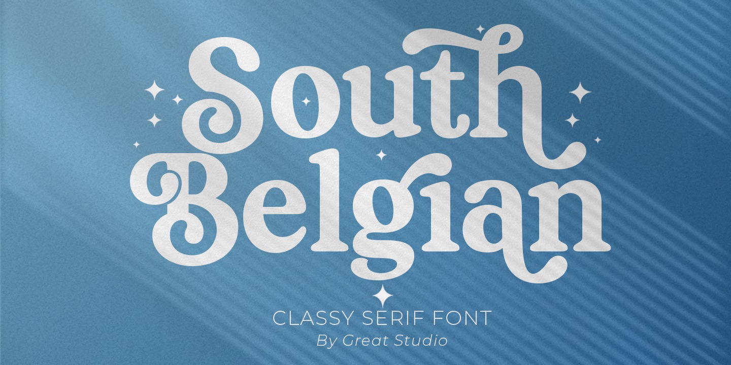 South Belgian Regular Font preview